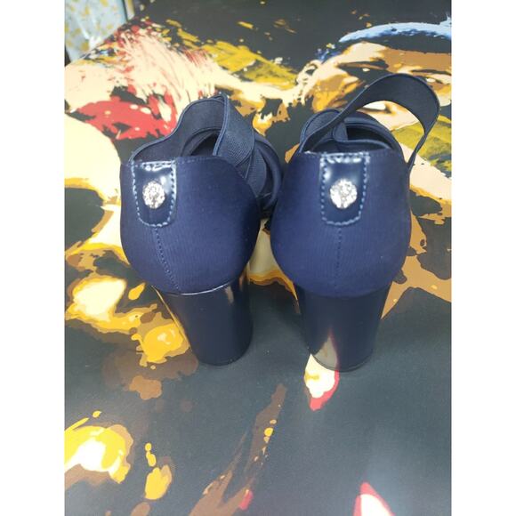 Ann Klein Women's Heel Dark Blue Iflex 7.5 - Picture 3 of 6